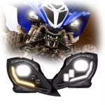 Dual Beam or Single Beam LED Headlights for Yamaha Raptor